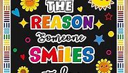 Classroom Bulletin Board Decoration Set Welcome Banner Wall Door Decor Colorful Classroom Decorations for Kindergarten Preschool Elementary Middle School(Be The Reason Someone Smile Today)