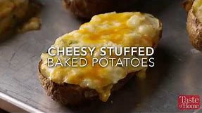 Cheesy Stuffed Baked Potatoes
