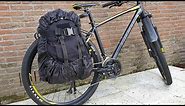 How to attach a backpack to a bicycle