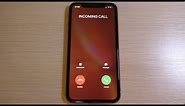iPhone Xr Incoming Call