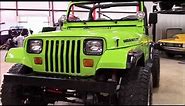 1990 Jeep Wrangler Lime Green