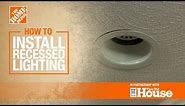 How to Install Recessed Lighting | The Home Depot with @thisoldhouse