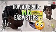 MEN’S 4C HAIR BRAID TUTORIAL (5 steps!)