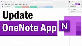 Update OneNote | How to Update Microsoft OneNote | How To Update Onenote To Latest Version | OneNote