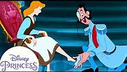 Cinderella Tries On the Glass Slipper | Disney Princess
