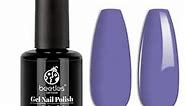 Beetles Gel Nail Polish, 1Pcs 15ml Periwinkle Color Soak Off Blue Purple Gel Polish Nail Art Manicure Salon DIY Uv LED Lamp Gel Nail Design Decoration at Home