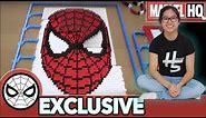 Spider-Man Domino Fall (10,000 DOMINOES!) with Hevesh5! | MARVEL HQ EXCLUSIVE