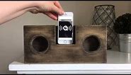 DIY Wooden Phone Amplifier/Speaker (no cord or batteries needed)