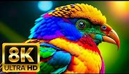 EARTH FROM THE SKY - 8K (60FPS) ULTRA HD - With Nature Sounds (Colorfully Dynamic)