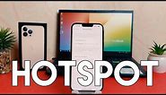 How to Set Up Mobile Hotspot on iPhone 13 Pro Max - Create WiFi Hotspot