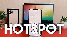 How to Set Up Mobile Hotspot on iPhone 13 Pro Max - Create WiFi Hotspot