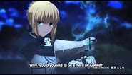 Fate / stay night Saber Trailer