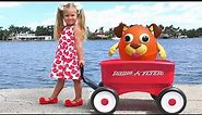 Diana pretend play with new Toys Unicorn, Dog, Dragon - Funny toys for kids