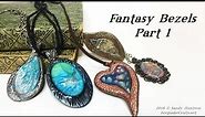 Fantasy Bezels with Pebeo Paint -Part 1-Polymer Clay Tutorial