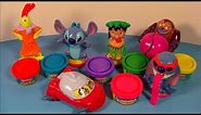 2004 DISNEY'S LILO and STITCH PLAY-DOH SET OF 6 McDONALD'S HAPPY MEAL COLLECTION VIDEO REVIEW
