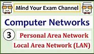 Types of Networks: Personal Area Networks (PANs) vs Local Area Networks (LANs) | Computer Networks