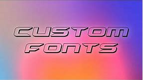 Custom fonts for GTA Online: The Ultimate Guide (Read Pinned)