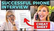 Top 7 Phone Interview Questions & Answers (Cheat Sheet Included!)