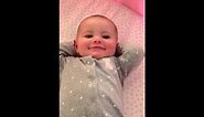 Ultimate happy baby waking up!