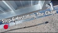 Installing a slide gate operator Step 6: Installing the chain | SC0044