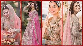 Beautiful Bridal Dresses in Pink Shade||Latest bridal walima Dresses In Pink Color