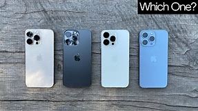 Apple iPhone 13 Pro/13 Pro Max All Colors Comparison | Sierra Blue, Gold, Graphite and Silver |