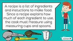 Kitchen Math - Teach Cooking Measurement