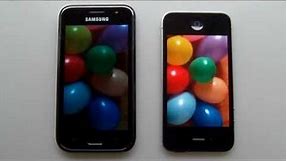 iPhone 4 Vs Samsung Galaxy S (GT-i9000) - PART 1