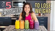 5 SMOOTHIES FOR THE WEEK TO LOSE WEIGHT! Yovana