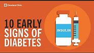 10 Early Signs of Diabetes