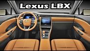 2024 Lexus LBX Interior - all colors & specs