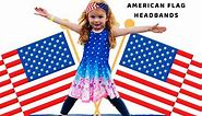 Shimmer Anna Shine Kids American Flag Headband