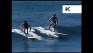 1950s, 1960s Surfing USA, California Surfers, HD from 16mm