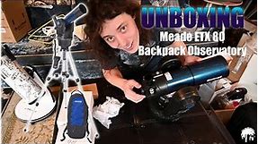 UNBOXING - Meade ETX 80 Backpack Observatory