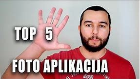 Top 5 aplikacija za fotografije