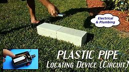 Homemade Electronic Plastic Pipe Locating Device