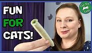 Live- Making A Catnip Joint Crinkle Cat Toy and Q&A