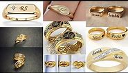 Custom Name Rings, Personalized Rings design, Couple Gold Rings, Love Rings Designs.