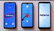 Nokia vs Samsung Galaxy vs Itel Incoming Call