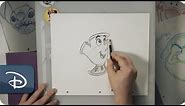 How-To Draw Chip From ‘Beauty & The Beast’ | Disney Parks