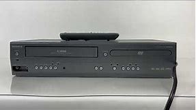 Magnavox MWD2206 4 Head VCR DVD Combo VHS Player w/ Remote