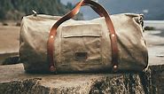 12 Timeless Waxed Canvas Duffle Bags Options for Travel