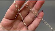 Sterling Silver 1+1 Oval Cable Chain