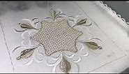 Fleur de Lis Pearls Mini Machine Embroidery