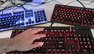 Blue Switches VS Red Switches VS Brown Switches | Mechanical Keyboard Comparison