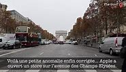Apple inaugure son premier Store sur les Champs-Elysées