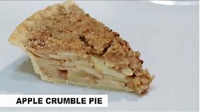How to Make Apple Crumb Pie | Easy Apple Crumble Pie Recipe