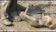 Cute Girls Playing In The Mud At Run What Ya Brung Mud Bog