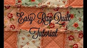 Easy Rag Quilt Tutorial!