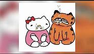 Garfield vs Hello kitty sped up